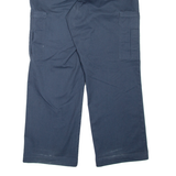 DICKIES Cargo Workwear Mens Trousers Blue Loose Straight W38 L32