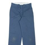 DICKIES 874 Workwear Mens Trousers Blue Regular Straight W29 L30