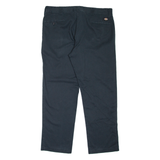 DICKIES Workwear Mens Trousers Black Slim Straight W40 L32