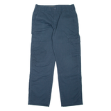 DICKIES Cargo Workwear Mens Trousers Blue Regular Tapered W32 L32