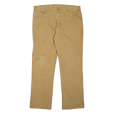 DICKIES Workwear Mens Trousers Beige Regular Straight W36 L31