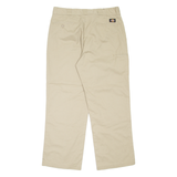 DICKIES Workwear Mens Trousers Beige Relaxed Straight W36 L30