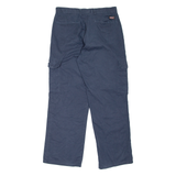 DICKIES Cargo Style Workwear Mens Trousers Blue Loose Straight W31 L30