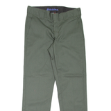 DICKIES Workwear Mens Trousers Green Slim Straight W29 L30