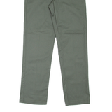 DICKIES Workwear Mens Trousers Green Slim Straight W29 L30