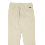 DICKIES Workwear Mens Trousers Beige Slim Straight W34 L32