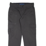 DICKIES Cargo Style Workwear Mens Trousers Black Regular Straight W32 L30