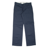 DICKIES 774 Workwear Womens Trousers Blue Regular Straight W31 L31