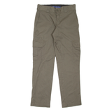 DICKIES Cargo Style Workwear Womens Trousers Green Slim Straight W27 L29