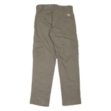 DICKIES Cargo Style Workwear Womens Trousers Green Slim Straight W27 L29