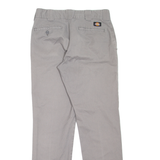 DICKIES Workwear Womens Trousers Grey Slim Tapered W28 L30