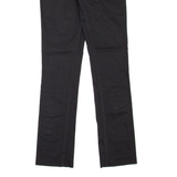 DICKIES Workwear Womens Trousers Black Slim Skinny W26 L27