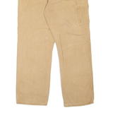 DICKIES Carpenter Workwear Mens Trousers Beige Regular Straight W38 L32