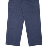 DICKIES Cargo Style Workwear Mens Trousers Blue Relaxed Straight W36 L32