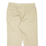 DICKIES Workwear Mens Trousers Beige Regular Straight W42 L30