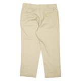 DICKIES Workwear Mens Trousers Beige Regular Straight W42 L30
