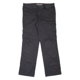 DICKIES Cargo Style Workwear Womens Trousers Black Relaxed Straight W36 L31