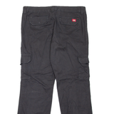 DICKIES Cargo Style Workwear Womens Trousers Black Relaxed Straight W36 L31