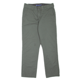 DICKIES Workwear Womens Trousers Green Slim Tapered W32 L29