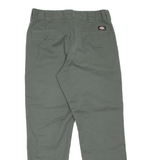 DICKIES Workwear Womens Trousers Green Slim Tapered W32 L29