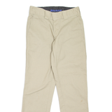 DICKIES Workwear Womens Trousers Beige Slim Tapered W28 L28