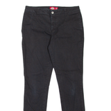 DICKIES Workwear Womens Trousers Black Slim Straight W30 L30