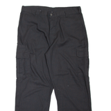 DICKIES Cargo Style Workwear Mens Trousers Black Relaxed Straight W38 L32