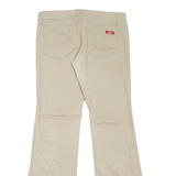 DICKIES Workwear Womens Trousers Beige Regular Bootcut W30 L30