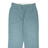 DICKIES Workwear Womens Trousers Blue Regular Straight W30 L27