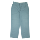 DICKIES Workwear Womens Trousers Blue Regular Straight W30 L27