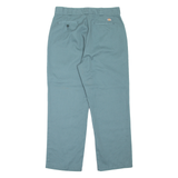 DICKIES Workwear Womens Trousers Blue Regular Straight W30 L27