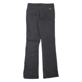 DICKIES Workwear Womens Trousers Black Slim Bootcut W27 L30