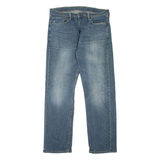 LEVI'S 505 Jeans Mens Blue Regular Straight Stone Wash W38 L32