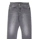 LEVI'S 501 BIG E Jeans Womens Grey Regular Straight Stone Wash W31 L30