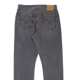LEVI'S 501 BIG E Jeans Womens Grey Regular Straight Stone Wash W31 L30