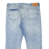 LEVI'S 501 Jeans Distressed Mens Blue Regular Straight Stone Wash W33 L25