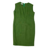 MODI Womens Shift Dress Green Sleeveless Midi L