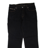 CALVIN KLEIN JEANS Womens Jeans Black Regular Straight W32 L27