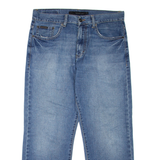 CALVIN KLEIN JEANS Womens Jeans Blue Relaxed Straight Stone Wash W32 L28