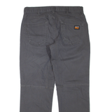 TIMBERLAND PRO Womens Jeans Grey Regular Straight W32 L32
