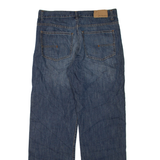 CALVIN KLEIN JEANS Womens Jeans Blue Regular Straight Stone Wash W32 L32