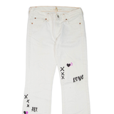 7 FOR ALL MANKIND Womens Jeans White Regular Bootcut W28 L30