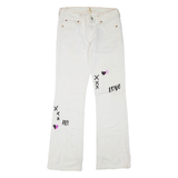 7 FOR ALL MANKIND Womens Jeans White Regular Bootcut W28 L30