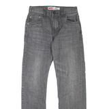 LEVI'S 514 Womens Jeans Grey Regular Straight W25 L27