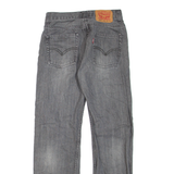 LEVI'S 514 Womens Jeans Grey Regular Straight W25 L27