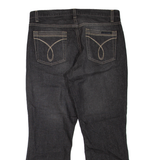 CALVIN KLEIN JEANS Womens Jeans Black Regular Bootcut W34 L27
