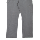 DICKIES Carpenter Workwear Mens Jeans Grey Regular Straight W38 L30