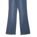 LANG LANG SILANG Womens Jeans Blue Regular Bootcut Stone Wash W24 L29
