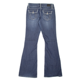 YMI Womens Jeans Blue Regular Flared Stone Wash W28 L34