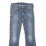 SILVER Frances Womens Jeans Blue Regular Bootcut Stone Wash W29 L29